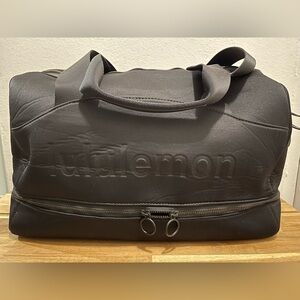 lululemon athletica Black Duffel Bag